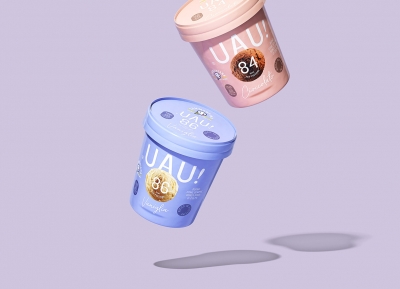 Sammontana UAU!冰淇淋包装设计普贤居素材网精选