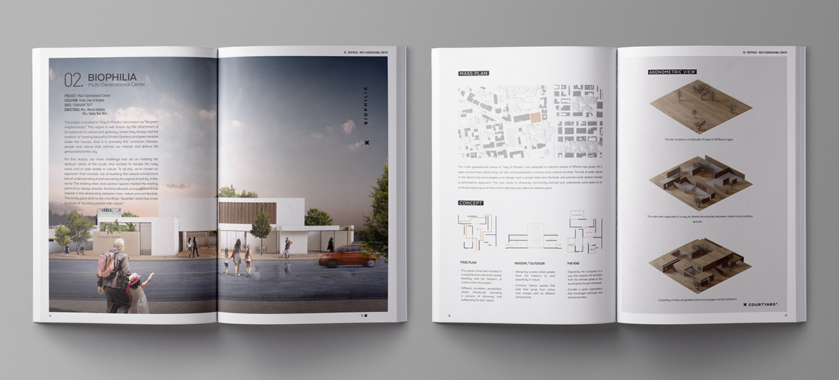 建筑设计师作品展示画册设计
