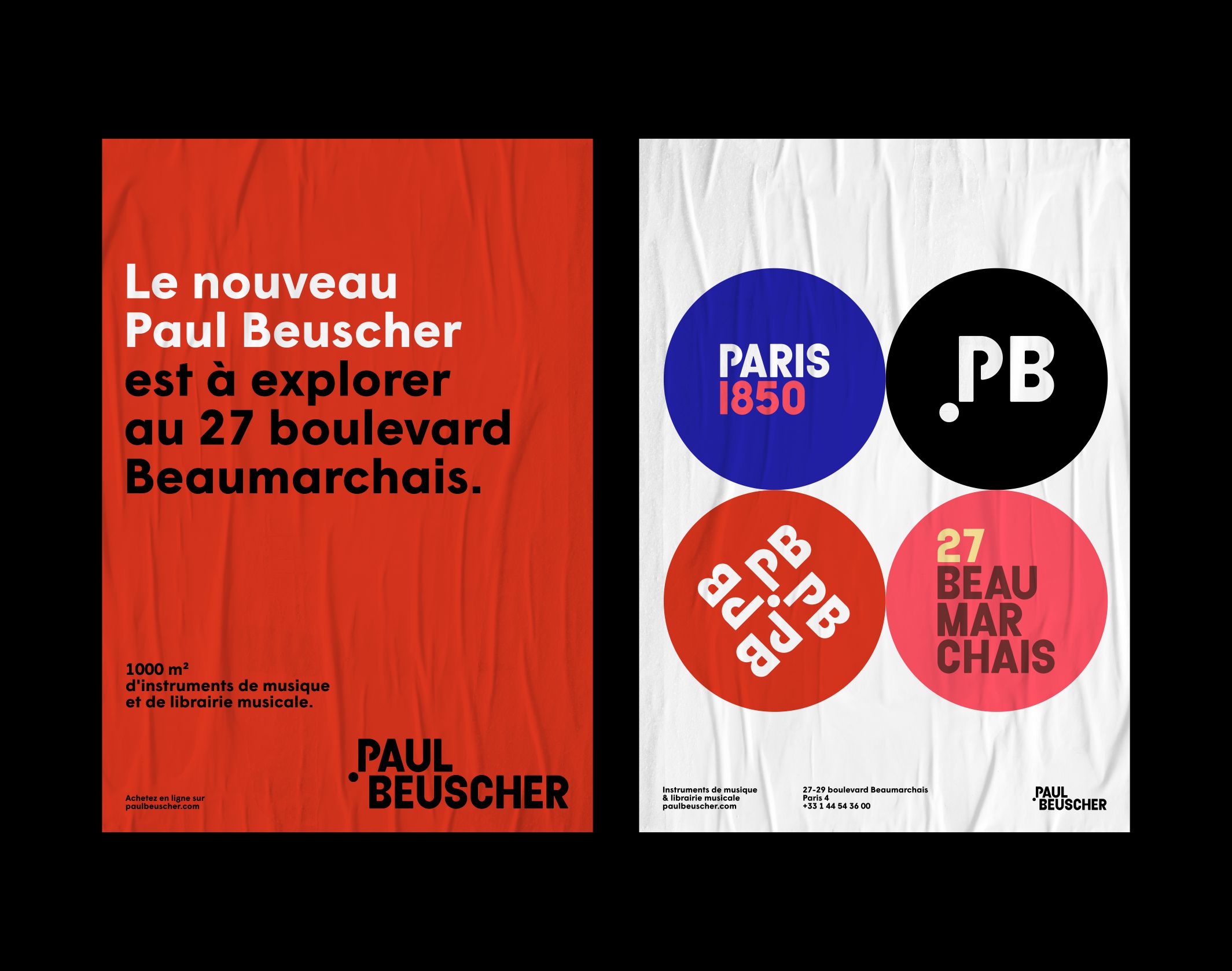 Paul Beuscher乐器店品牌视觉设计