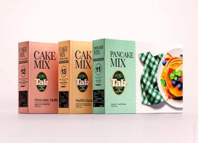 TAK CAKE MIX蛋糕粉包装设计素材中国网精选