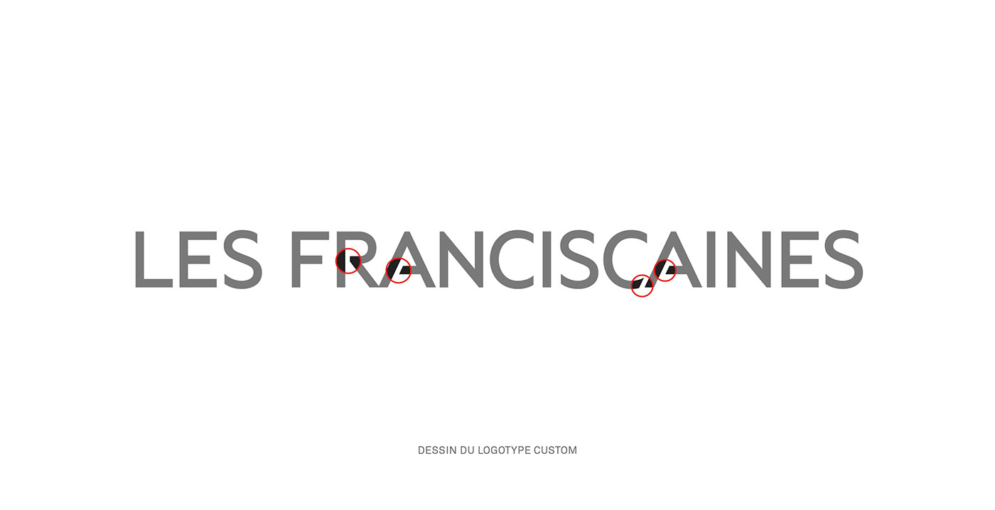 Les Franciscaines文化空间视觉形象设计