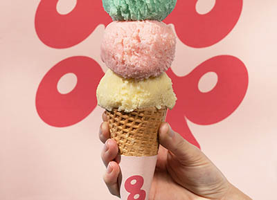 OOP冰淇淋店品牌形象设计16图库网精选