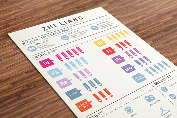 25个国外创意个人简历设计欣赏