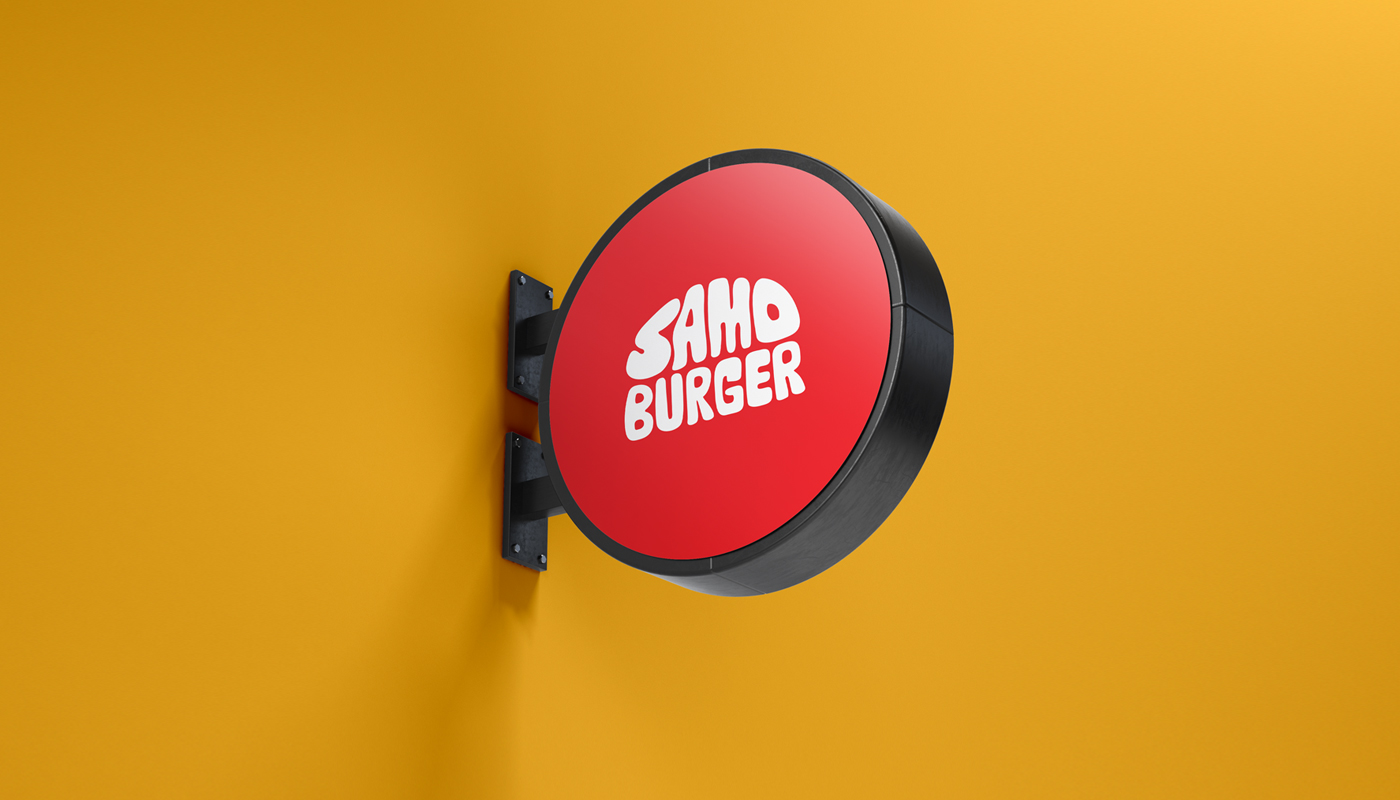 Samo Burger汉堡品牌形象设计
