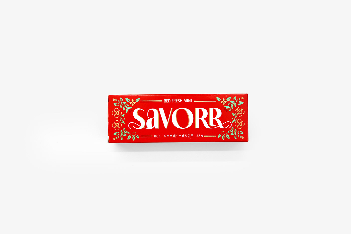 SAVORR牙膏包装设计