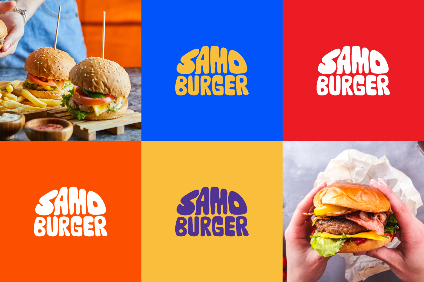 Samo Burger汉堡品牌形象设计
