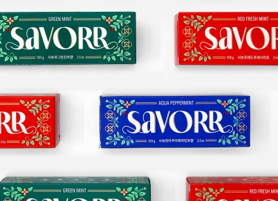 SAVORR牙膏包装设计16设计网精选