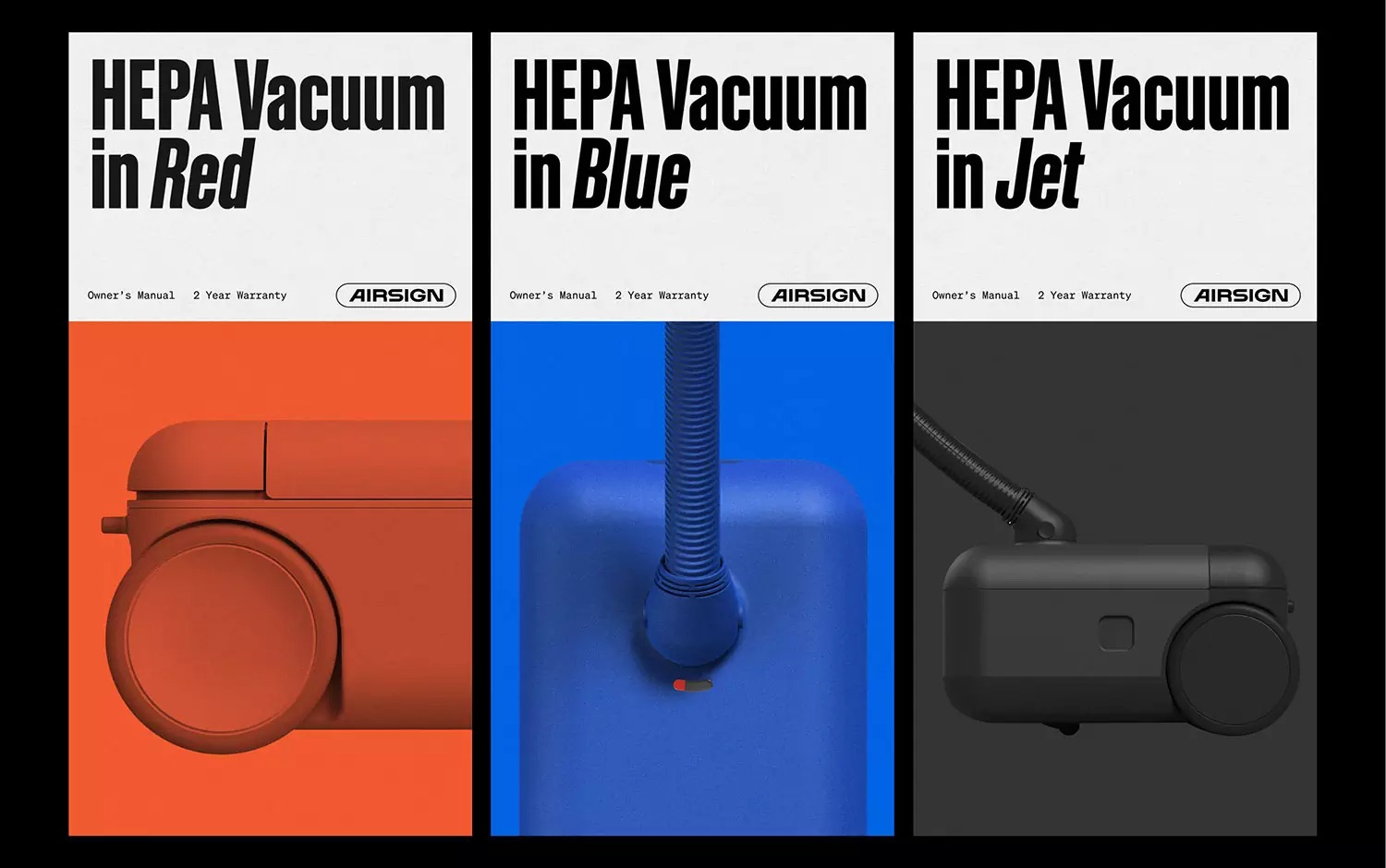 Airsign真空吸尘器品牌视觉设计