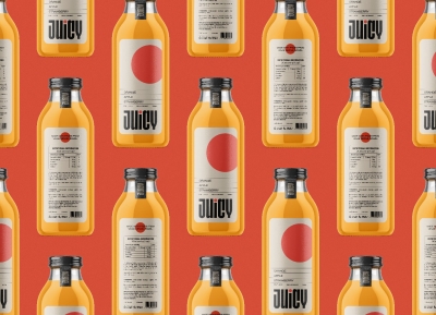 Juicy天然果汁品牌包装设计素材中国网精选