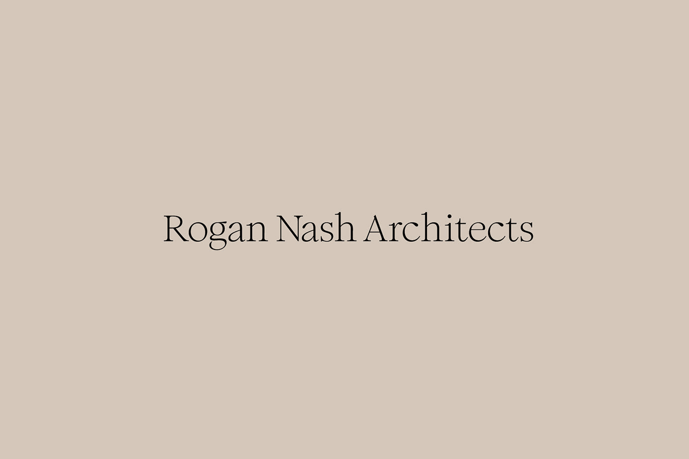 Rogan Nash Architects建筑事务所品牌VI设计