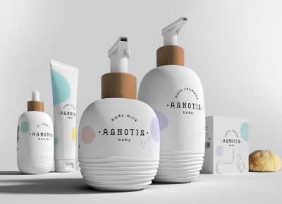 Agnotis婴儿沐浴用品包装设计素材中国网精选