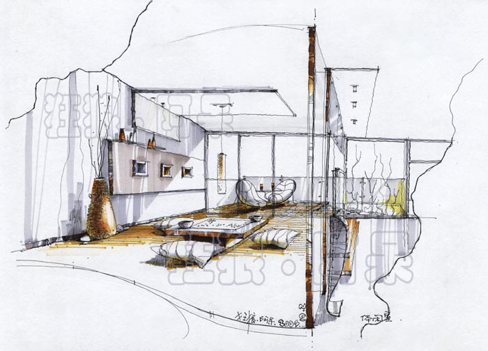 室内外手绘效果图欣赏(一)