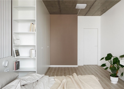 45平极简风格小户型公寓设计普贤居素材网精选