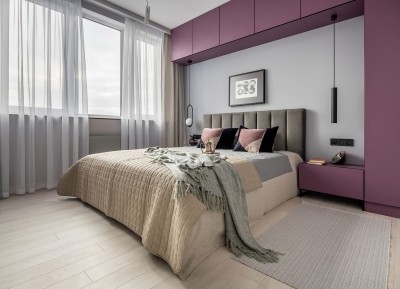粉色和蓝色！基辅55平精致小公寓16设计网精选