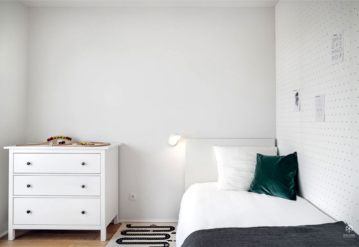 现代艺术气息的极简主义风格白色公寓