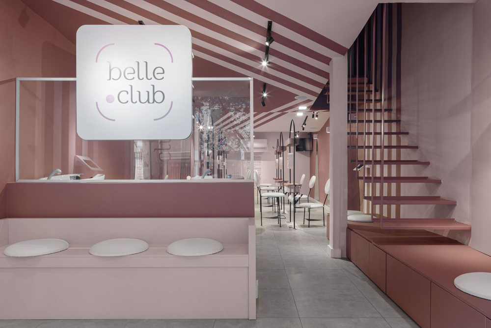 Belle.Club美发沙龙店面设计