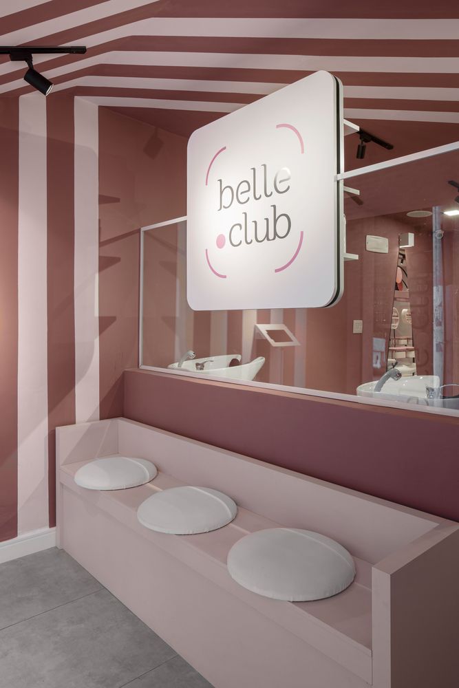 Belle.Club美发沙龙店面设计