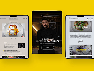 Panos Ioannidis餐厅网页设计16设计网精选