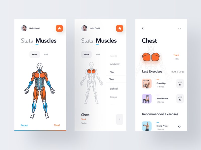 20个健身App UI设计灵感