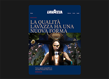 惊艳！Lavazza咖啡概念网页设计16图库网精选