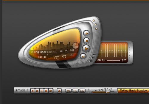 40个音乐播放器UI界面设计