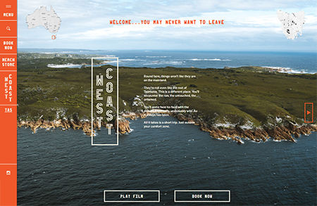 澳州West Coast旅游网站设计素材中国网精选
