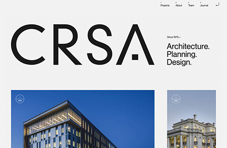 CRSA建筑设计公司网站设计素材中国网精选