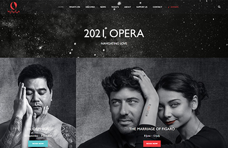 新西兰歌剧团网站设计16设计网精选