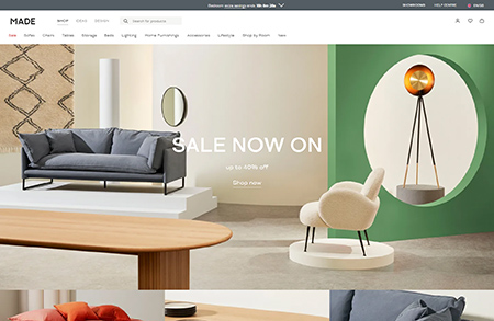 MADE家具在线购物网站设计16设计网精选