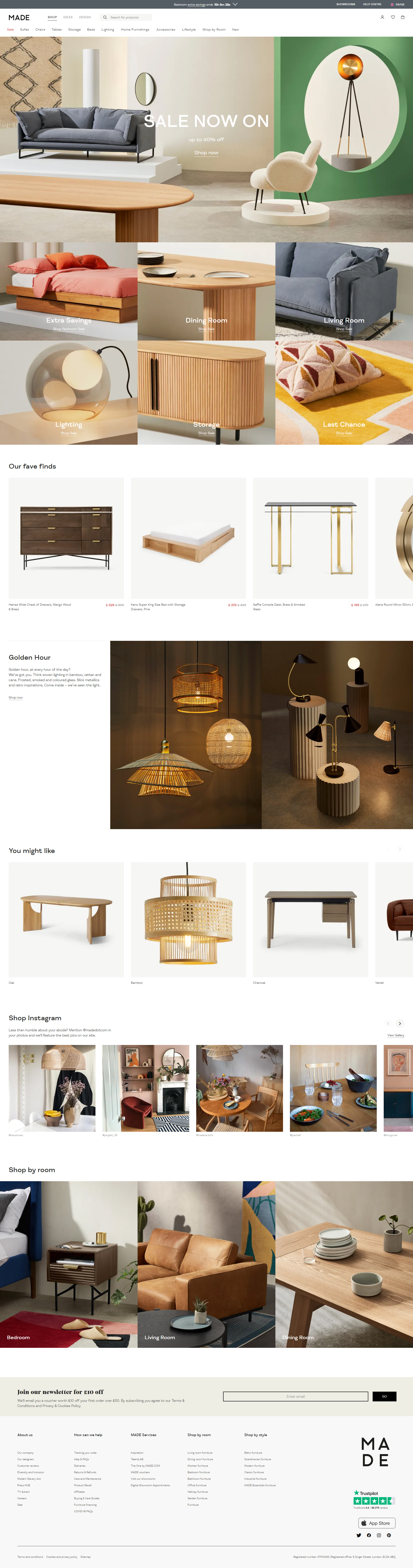 MADE家具在线购物网站设计
