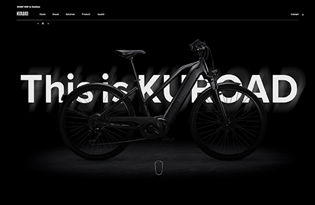 kuroad电动自行车网站设计16图库网精选
