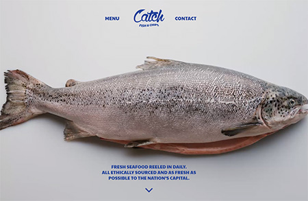 Catch FISH&CHIPS餐厅网站设计16设计网精选