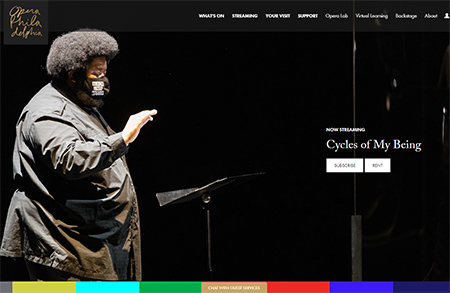 费城歌剧院网站设计素材中国网精选