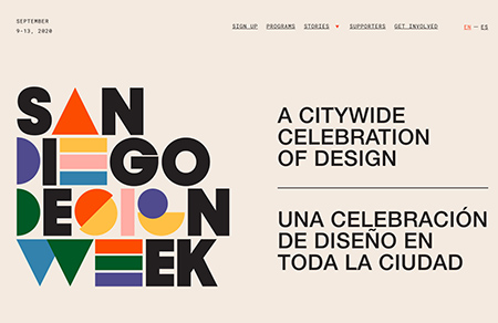 圣地亚哥设计周网站设计16设计网精选