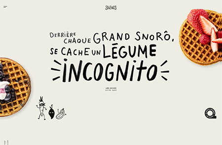 Les Snoros华夫饼网站设计16设计网精选