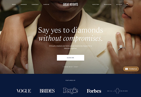 Great Heights钻石品牌网站设计16设计网精选