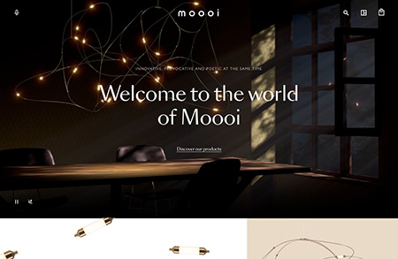 家居品牌Moooi网站设计16图库网精选