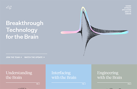 脑机接口公司Neuralink网站设计16图库网精选