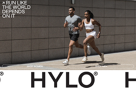 HYLO运动鞋网站设计普贤居素材网精选