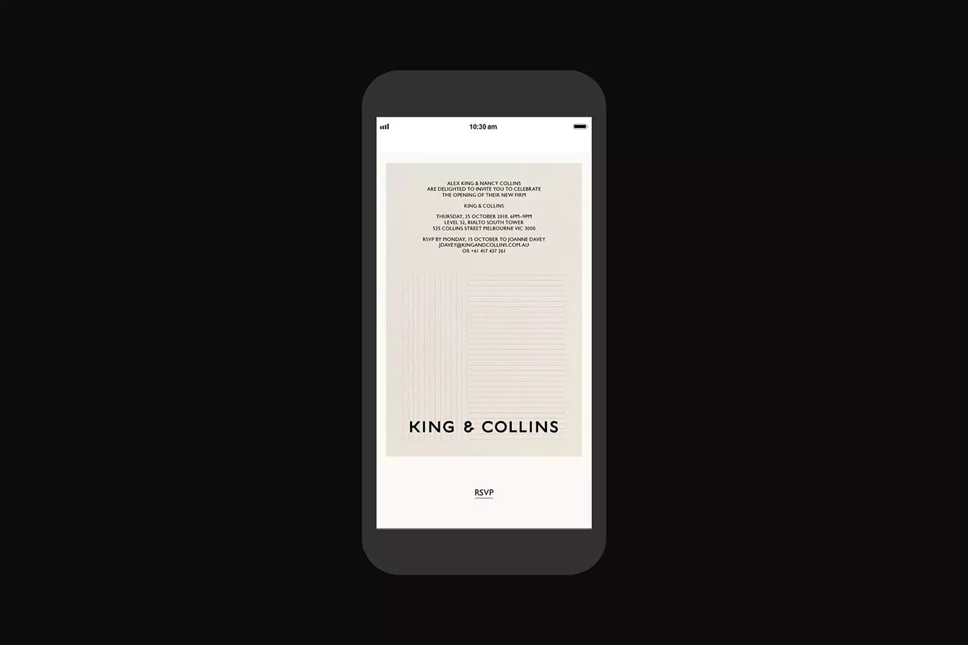 律师事务所King＆Collins品牌视觉设计