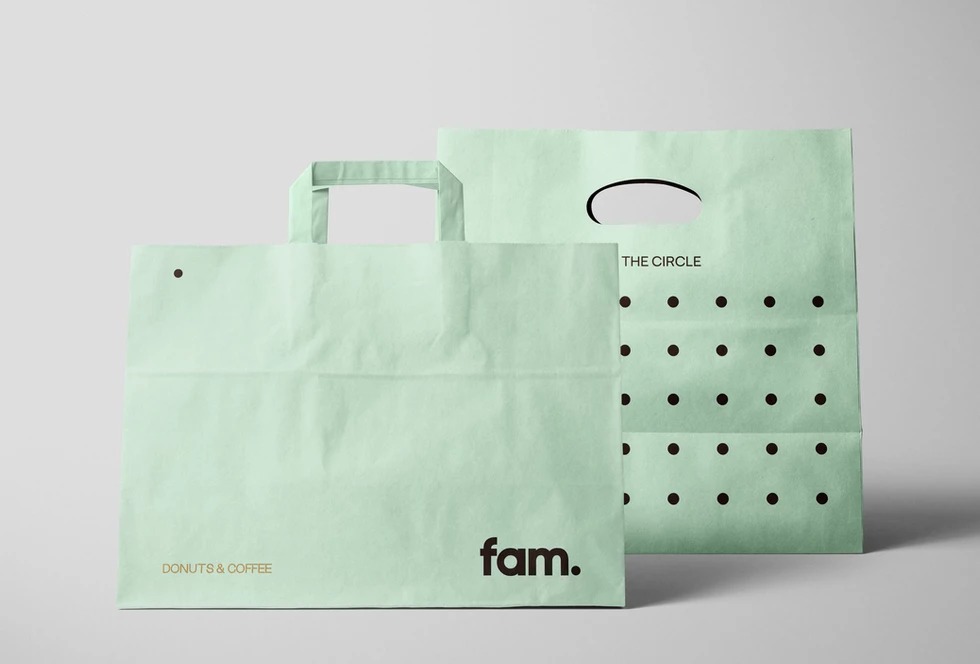 Fam甜甜圈品牌和包装设计