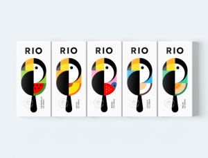 阳光明媚 多姿多彩！RIO冰淇淋包装设计16图库网精选