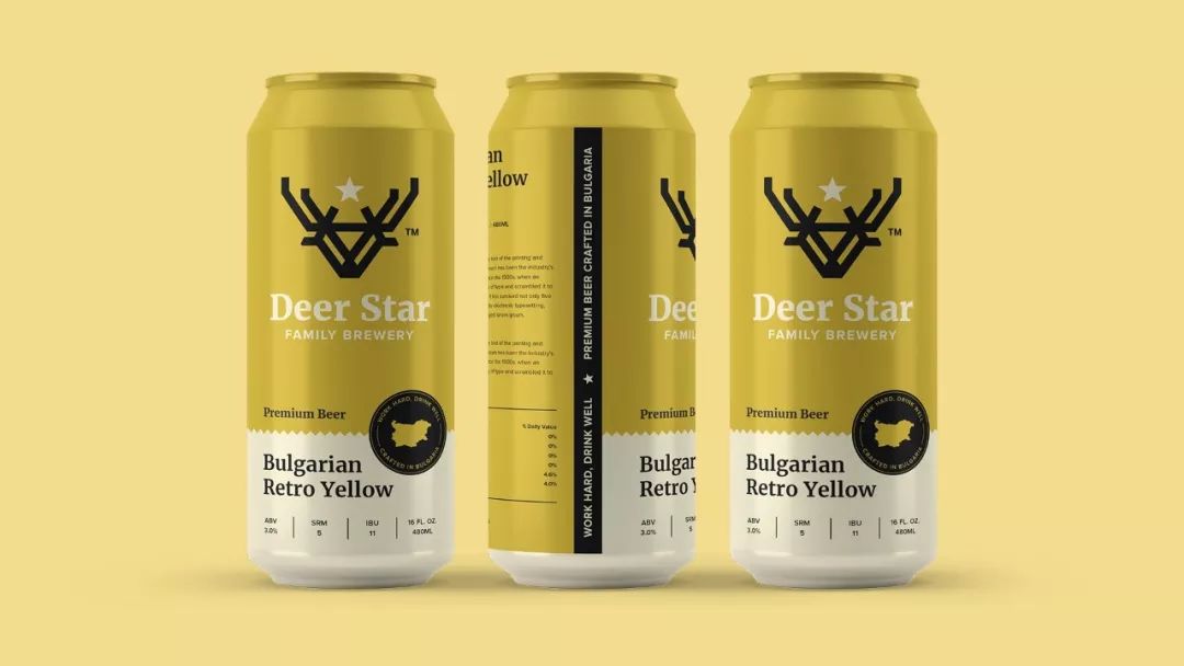 Deer Star啤酒品牌VI设计