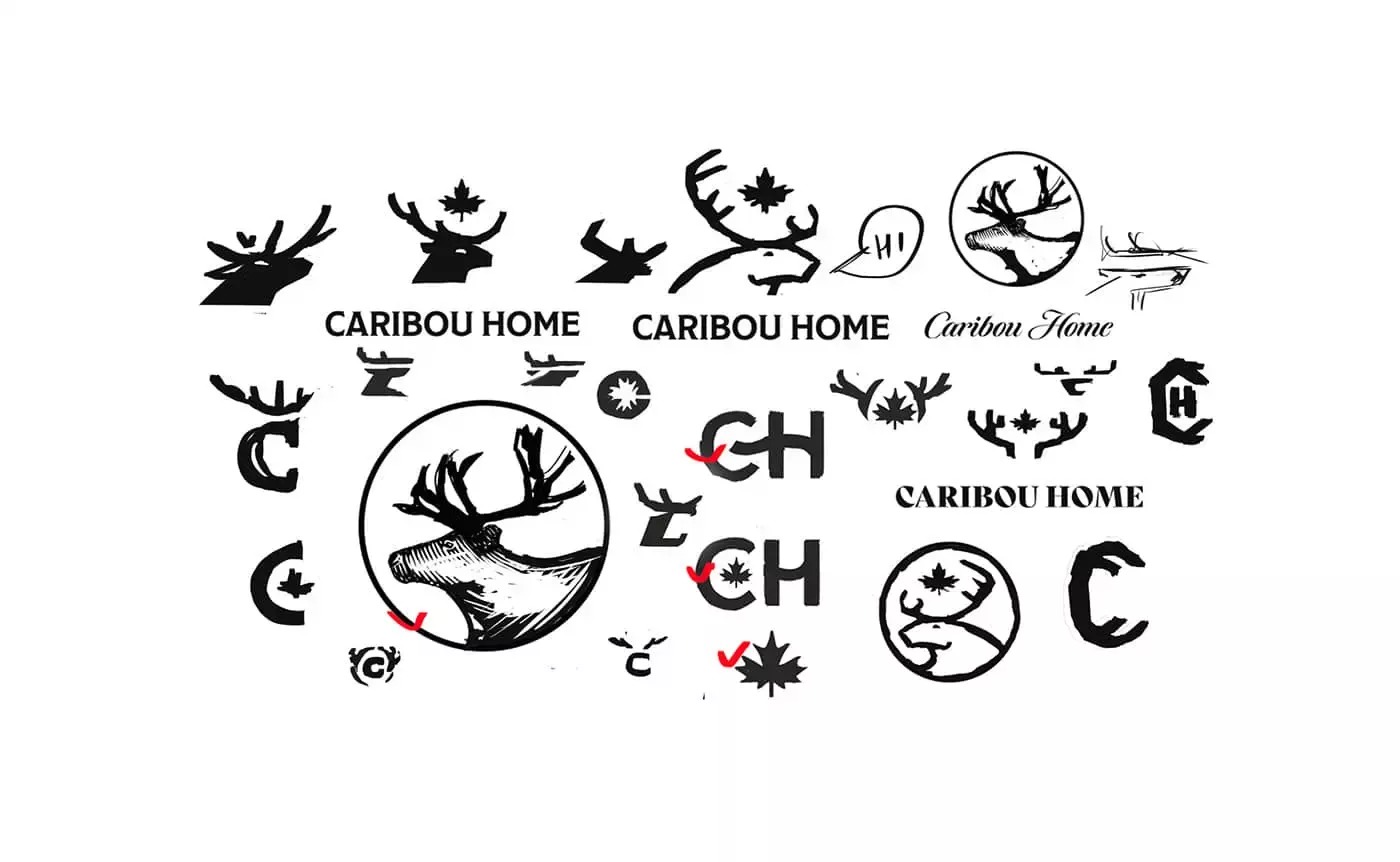 在线商店Caribou Home品牌形象设计