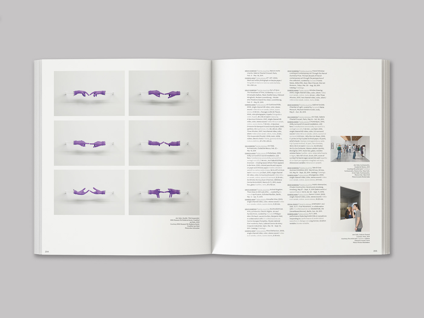 Anri Sala展览项目图册版式设计