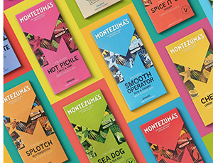 精美的插图和配色！Montezuma's巧克力包装设计16设计网精选