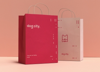 Dog City宠物综合服务中心品牌VI设计普贤居素材网精选