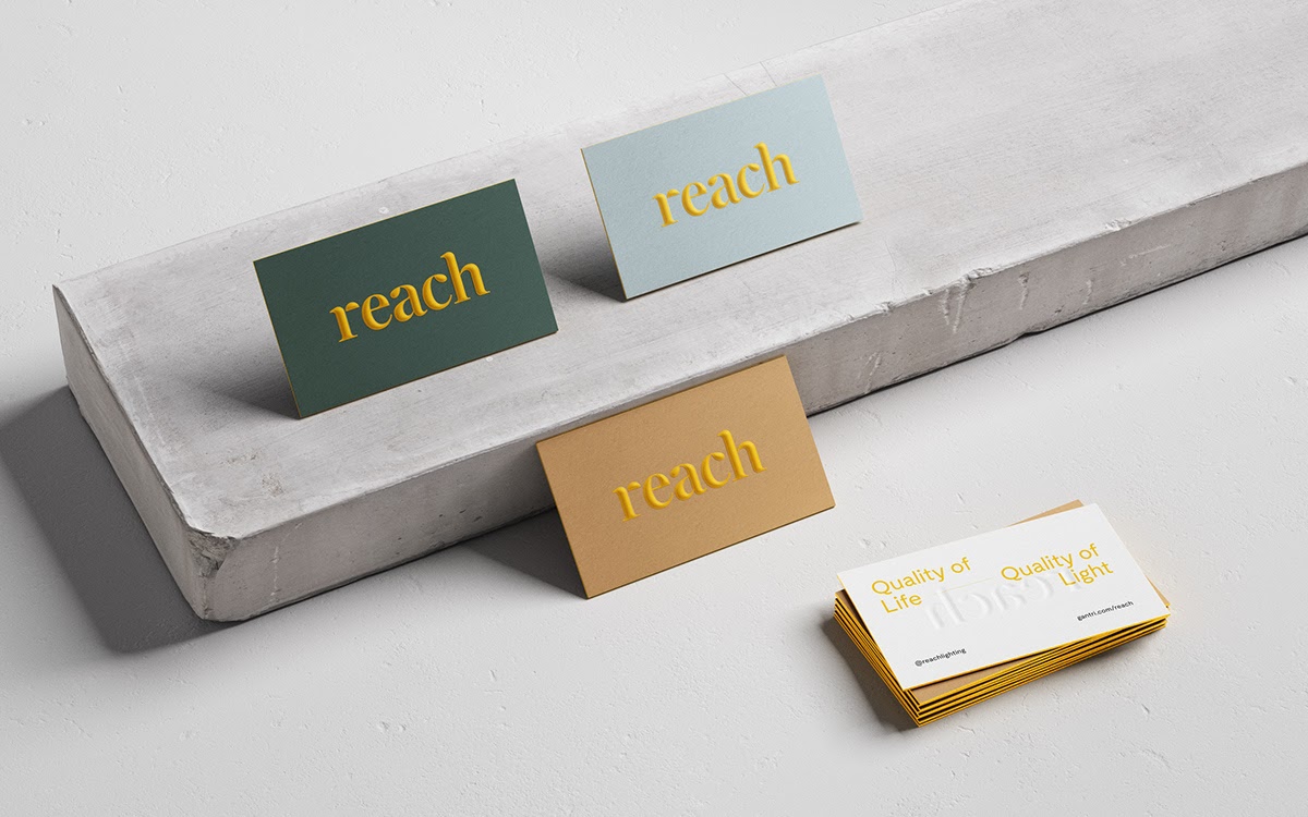时尚灯具品牌Reach视觉形象和包装设计