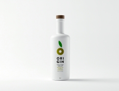 纯白极简的希腊Origin橄榄油包装素材中国网精选