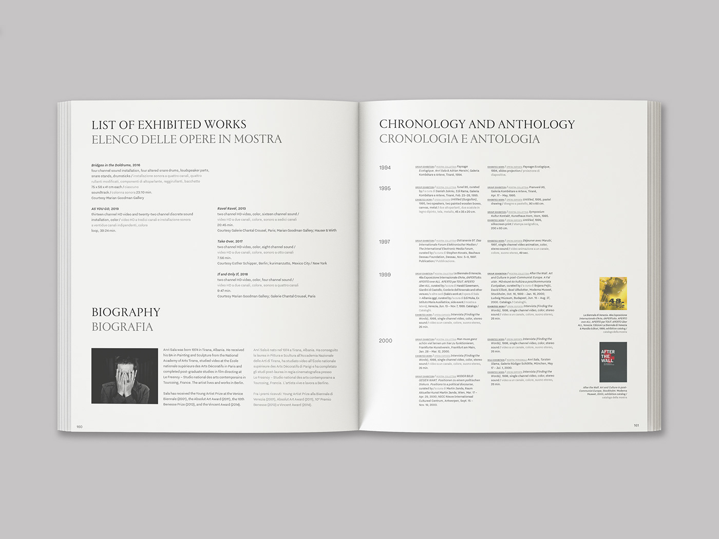 Anri Sala展览项目图册版式设计